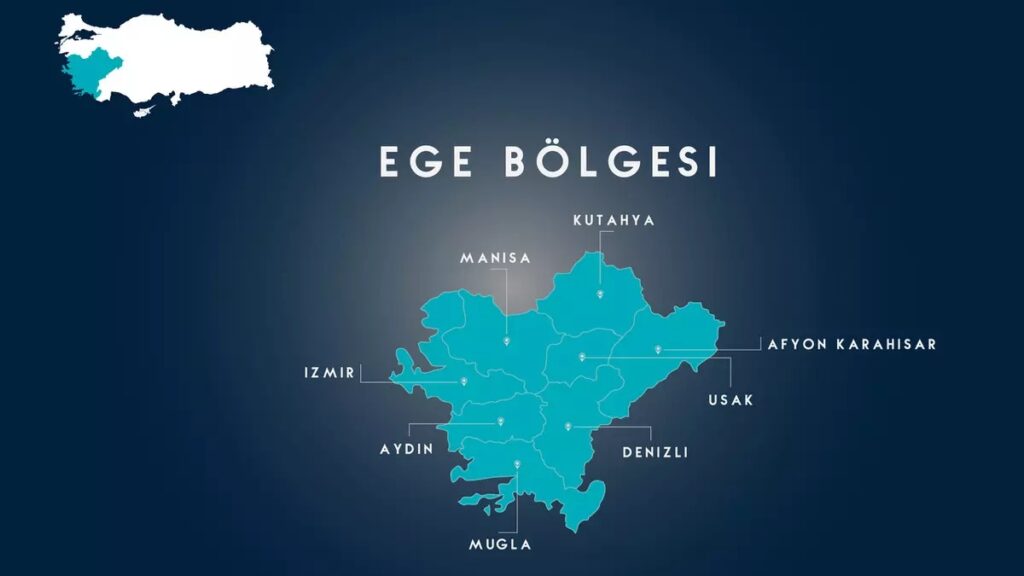 Türkiye İller Haritası : 81 İl Haritası ve Güncel Bilgiler Ege Bölgesi Haritası ve İlleri