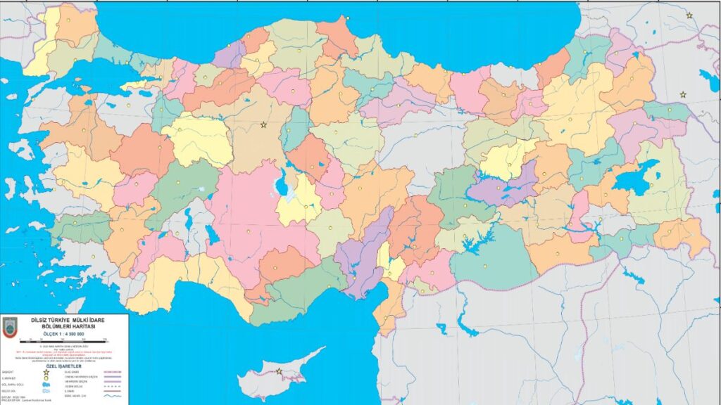 Türkiye İller Haritası : 81 İl Haritası ve Güncel Bilgiler Türkiye İller Haritası dilsiz